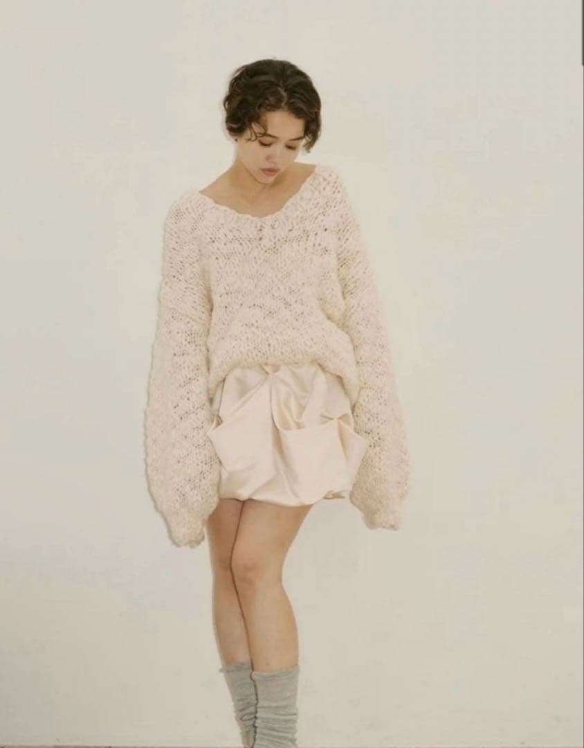 スカート NOTRE emor drape mini skirt