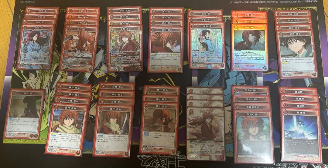 ユニオンアリーナ るろうに剣心 赤剣心デッキ　調整パーツ