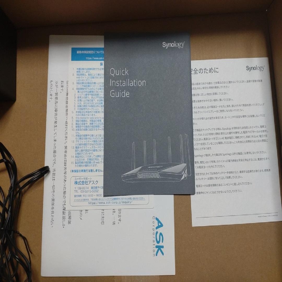 Synology RT6600ax & WRX560 メッシュルーター　セット