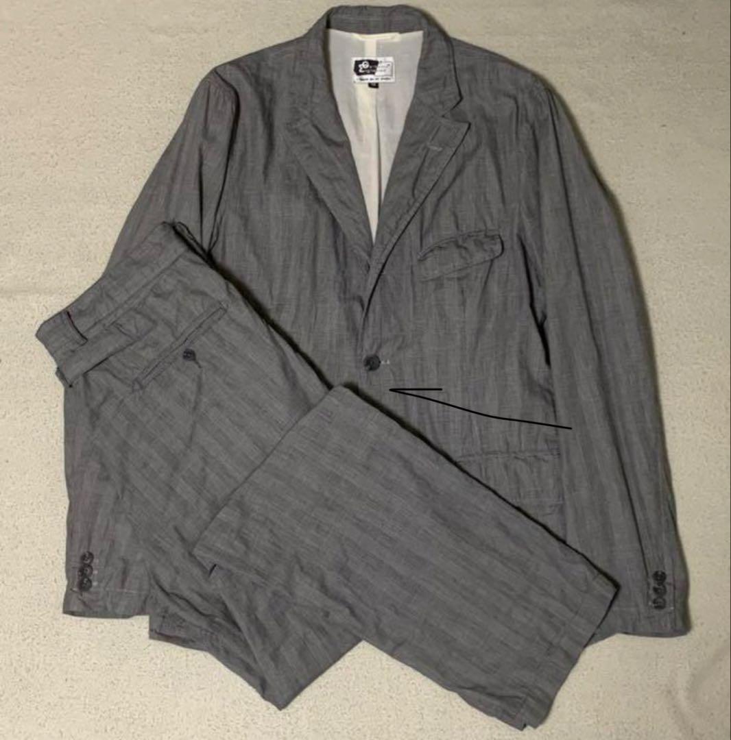 エンジニアード ガーメンツ グレンチェック ジャケットM パンツ34