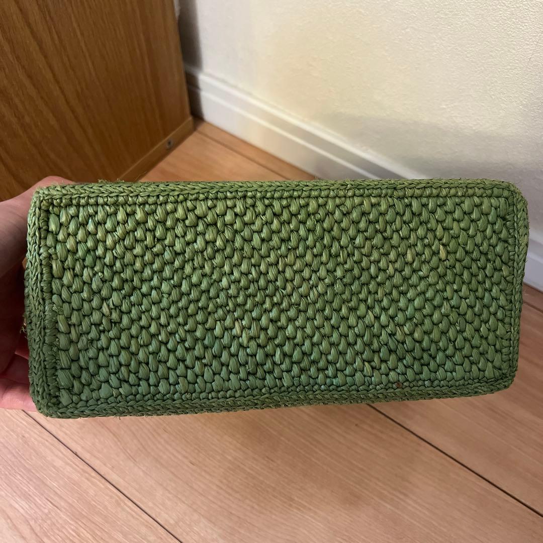 ロエベ　loewe フォントトート　スモール　グリーン　美品