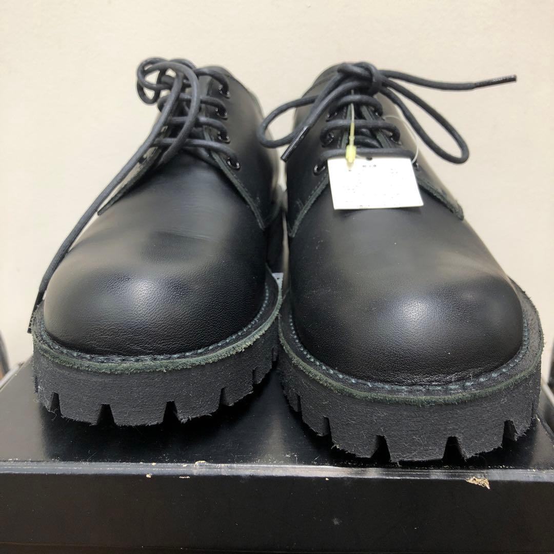 ヨージヤマモト　y's for men ブラックレザープレーントゥ　未使用品