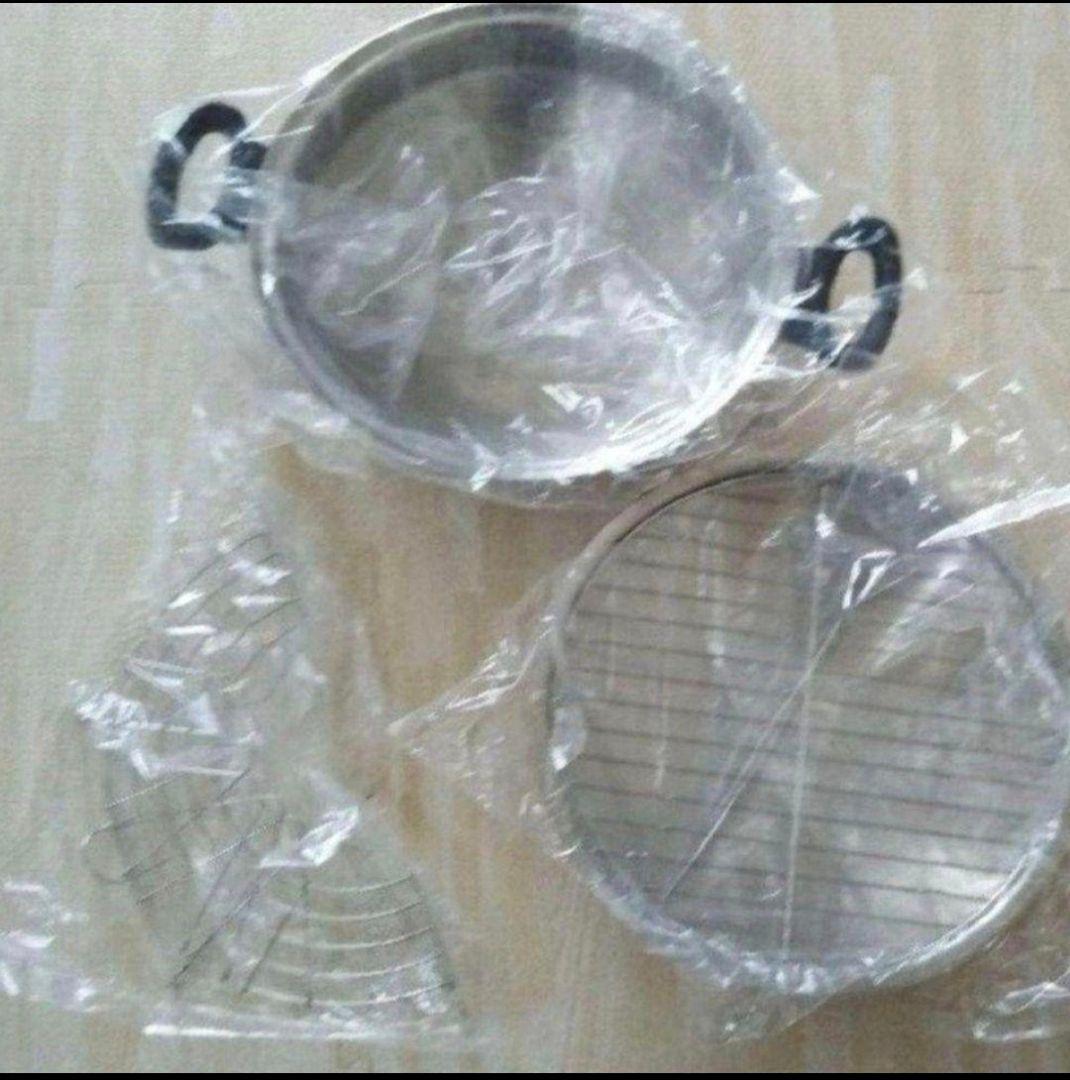 専用Amway 2回のみ使用 アムウェイ 網付き 2024年製　ウォック 鍋 @