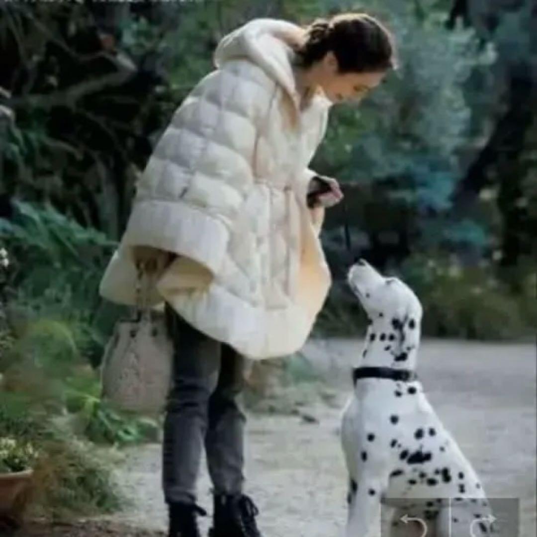 ウールリッチダウンポンチョ美品