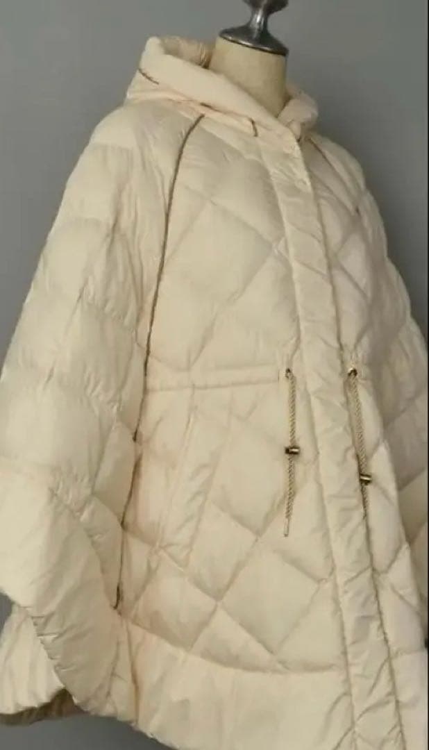 ウールリッチダウンポンチョ美品