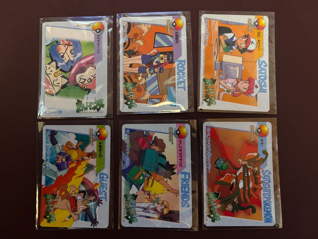 ポケモン　カードダス　アニメコレクション　６枚セット