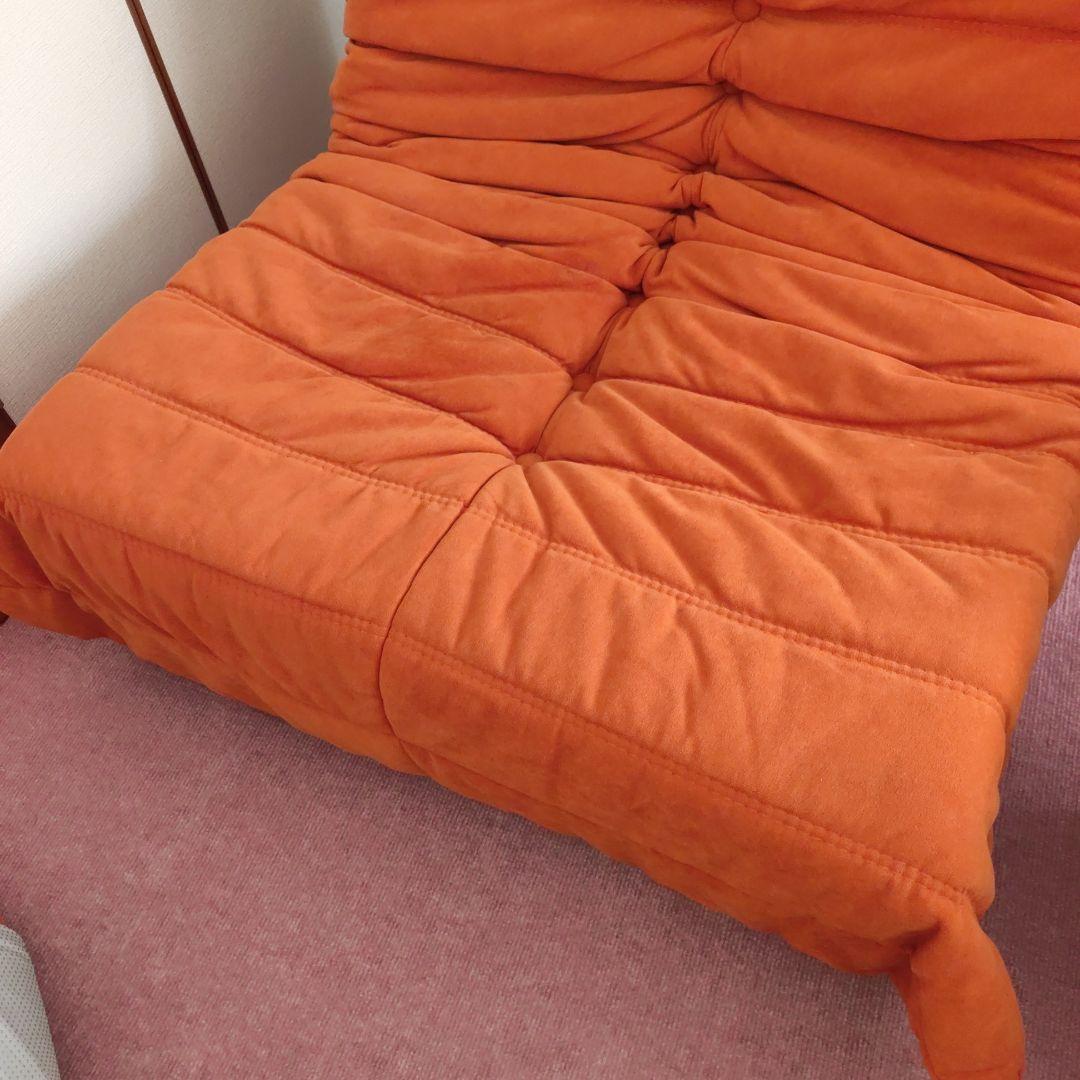 リーンロゼ トーゴ togo ソファ リプロダクト オットマン付き 1人掛け