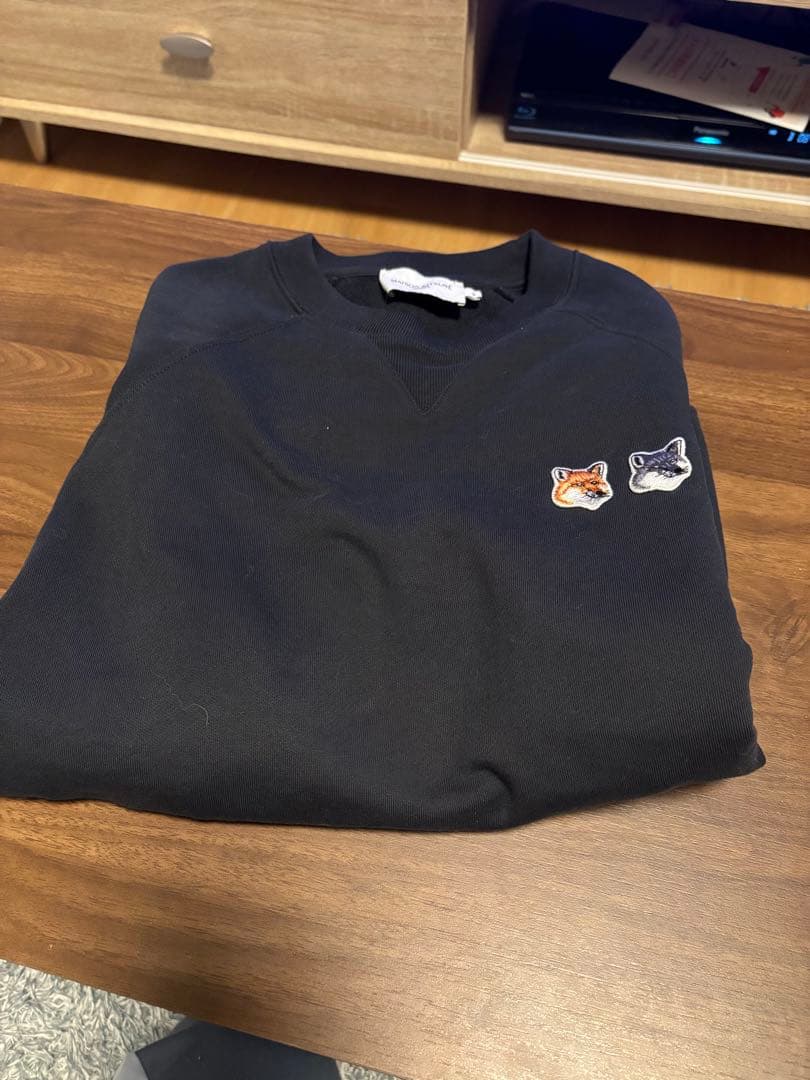 MAISON KITSUNÉ ダブル フォックスヘッド スウェット