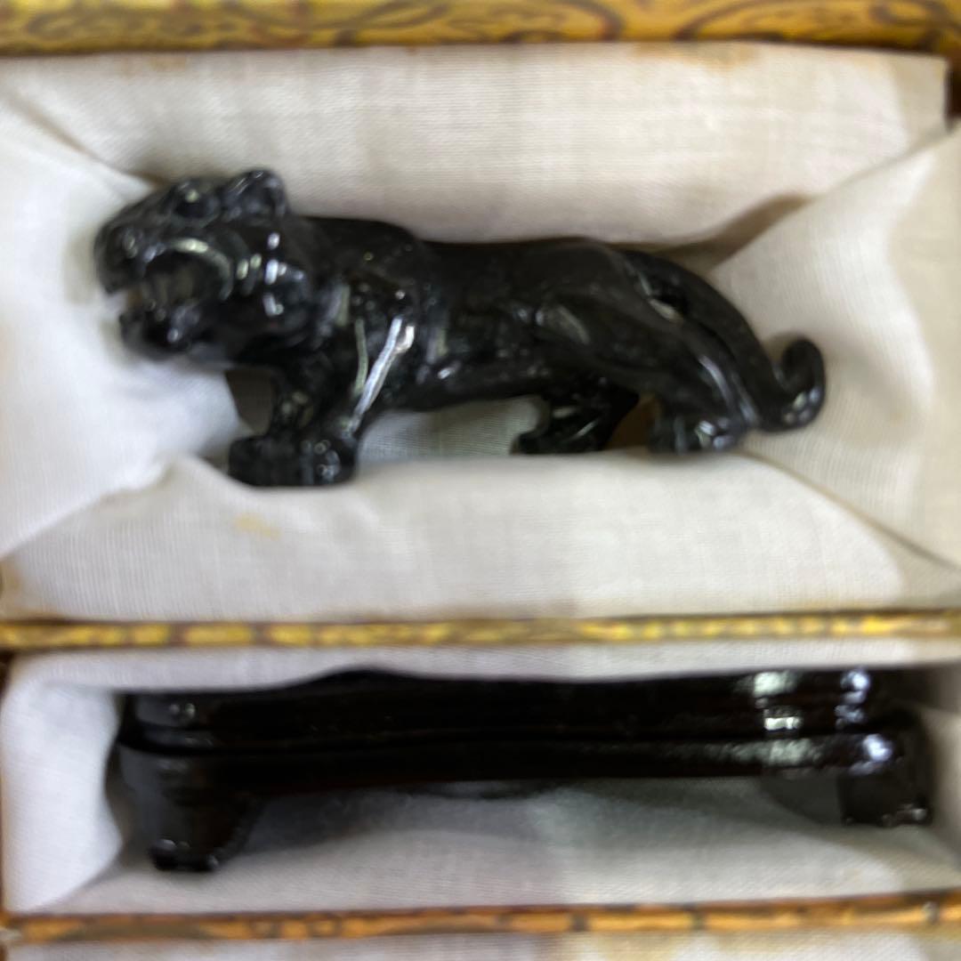 石製虎の置物セット 6個セット