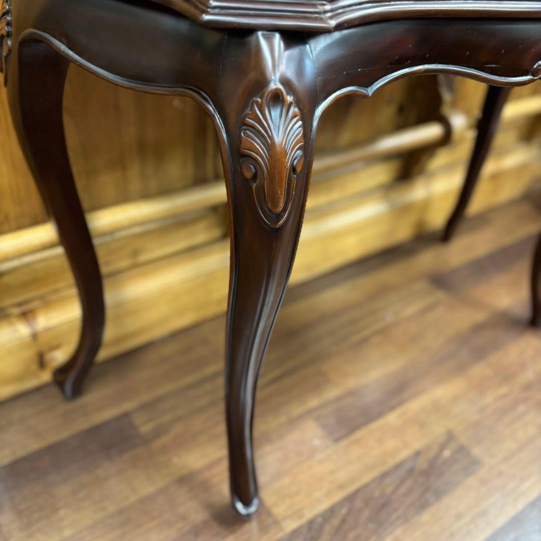 アウトレット特価品 マホガニー コンソール アンティーク調家具 ダークブラウン