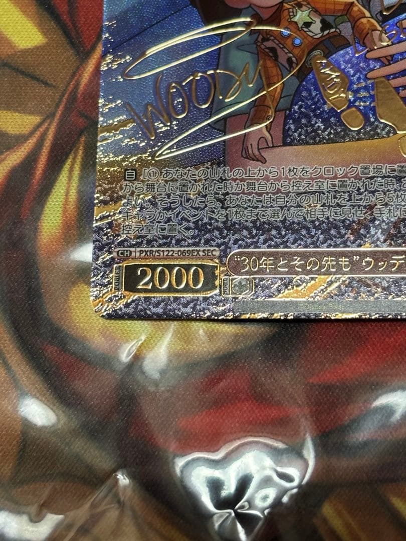 ヴァイス　トイストーリー 30年とその先もウッディ＆バズ SEC サイン