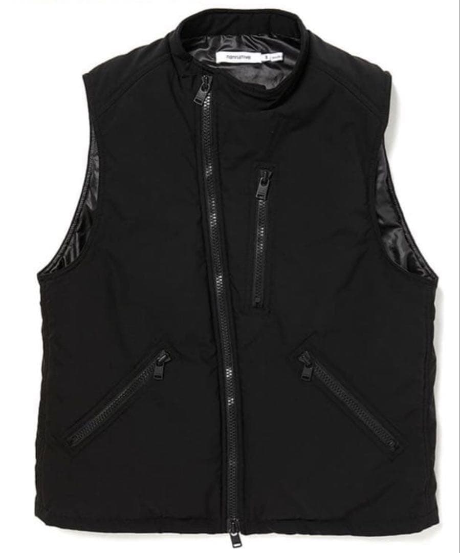nonnative RIDER PUFF VEST ブラック2