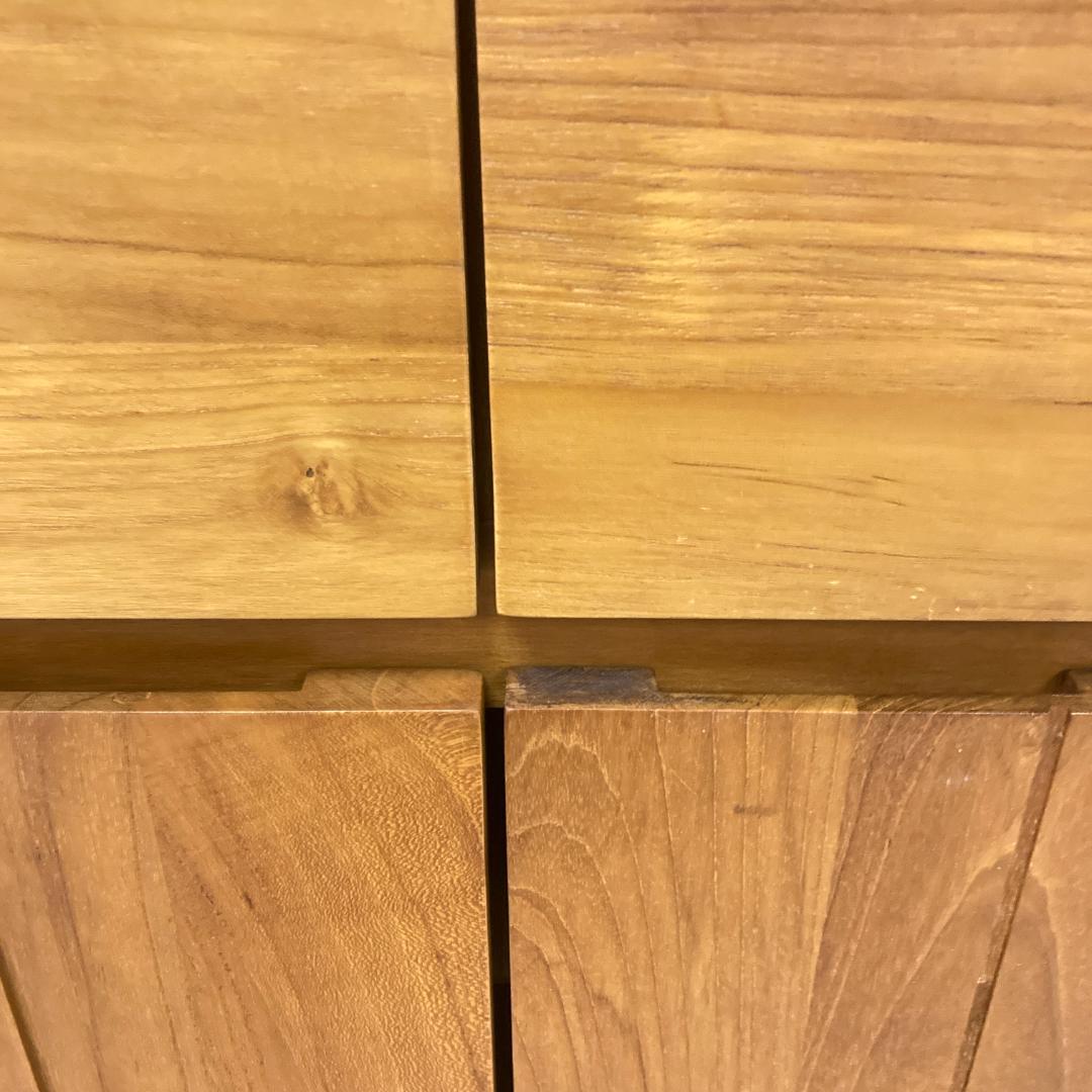 unico ウニコ ブレス　書棚　 カップボード 　食器棚　チーク無垢材