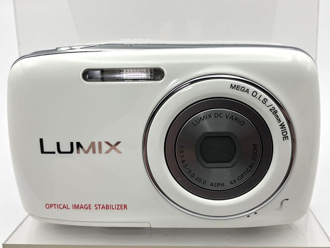 【美品】 LUMIX DMC-S1 ホワイト　コンパクトデジタルカメラ