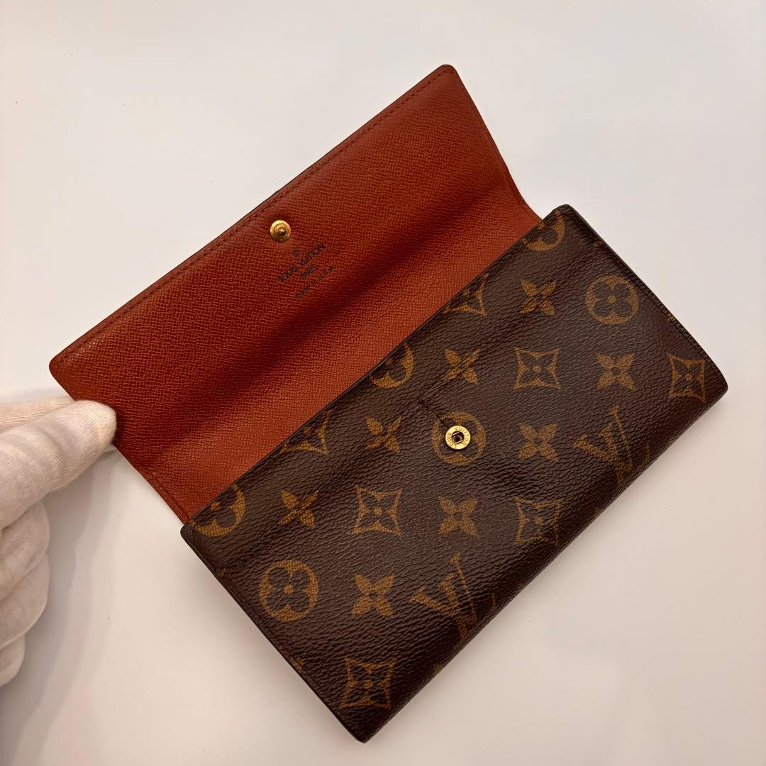 【鑑定済み】ルイヴィトン✨モノグラム✨ポルトフォイユサラ 長財布