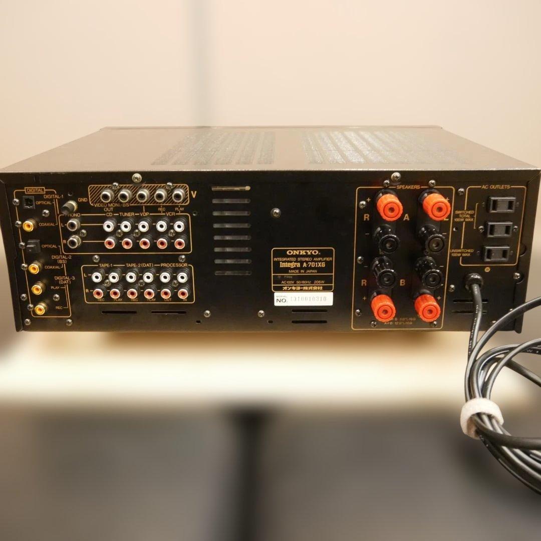 ONKYO A-701XG 整備済 ガリなし 動作品 プリメインアンプ