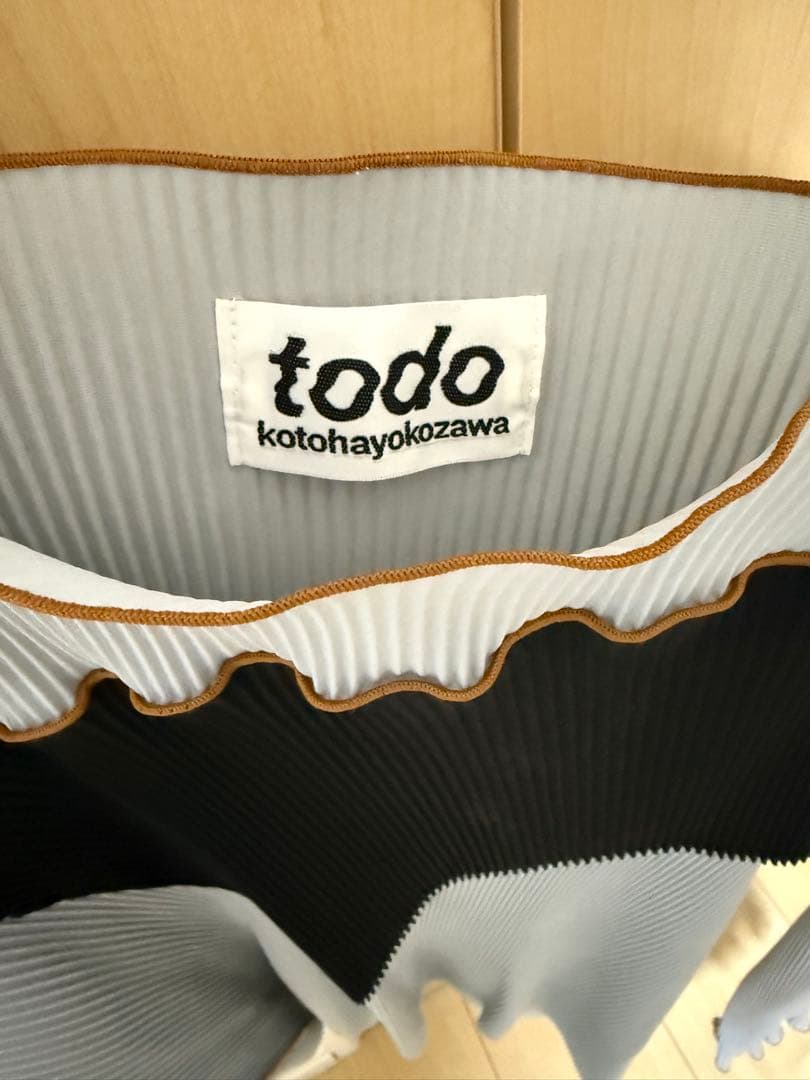 kotohayokozawa todo ロングスリーブトップカットソー