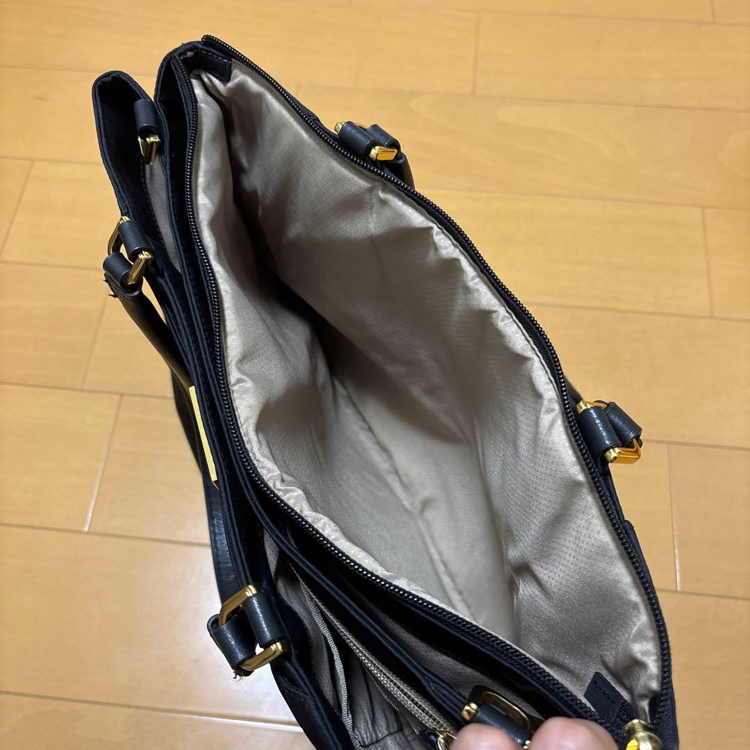 TUMI ブラック ナイロン ビジネスバッグ