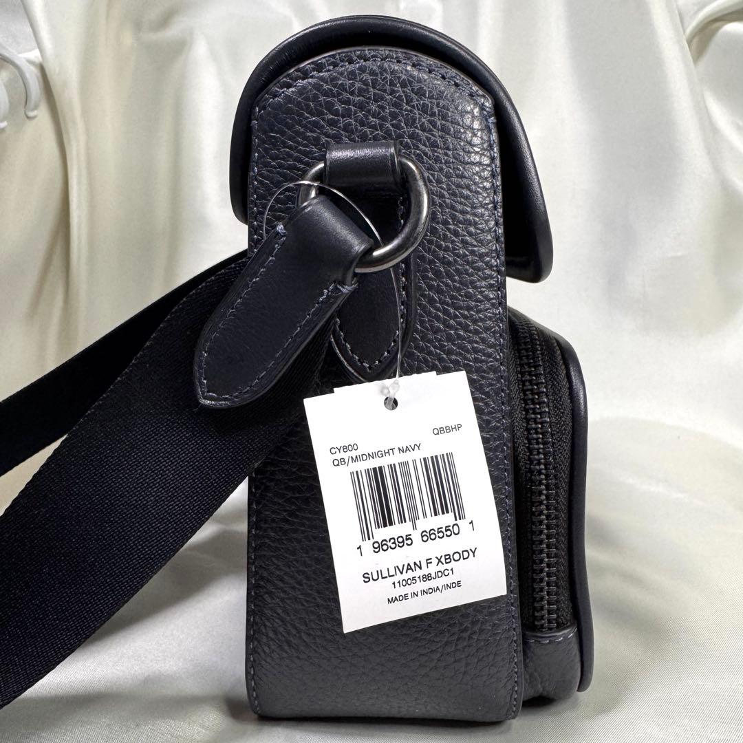 COACH コーチ　サリバン　フラップ クロスボディ　本革　新品未使用タグ付き