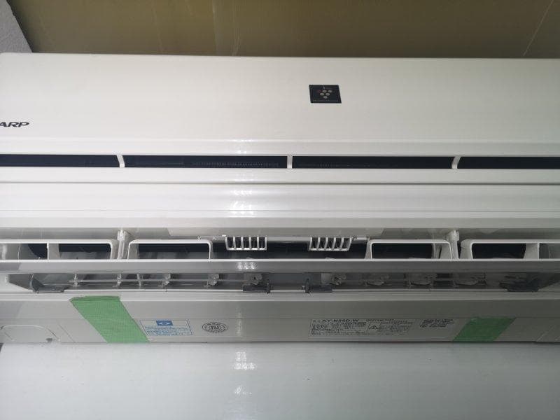 神奈川県内は無料工事、配送付き、室外機セット)シャープ8畳 2021年 保証あり