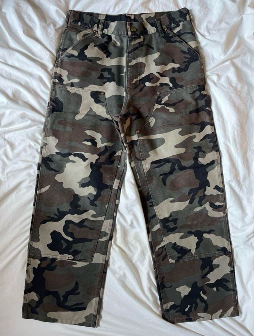 激レアCarhartt カーハートダブルニーパンツW38
