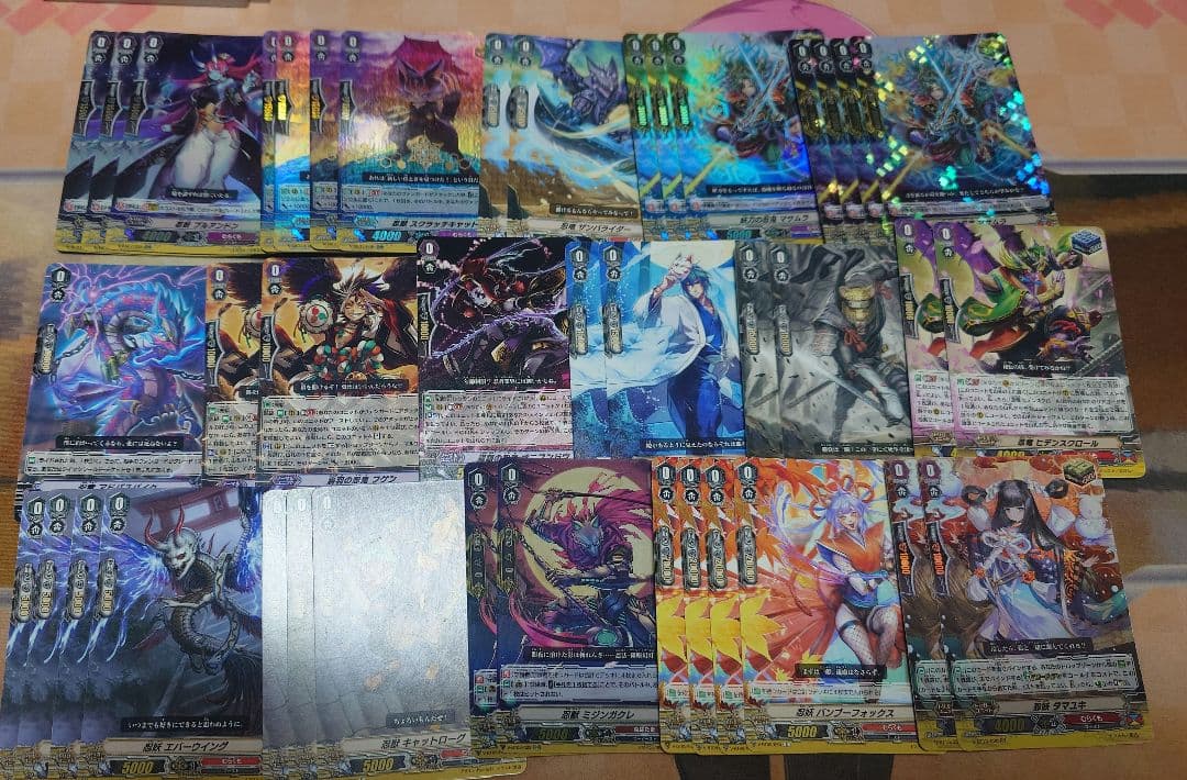 ヴァンガード むらくも Pスタン デッキおよびパーツ