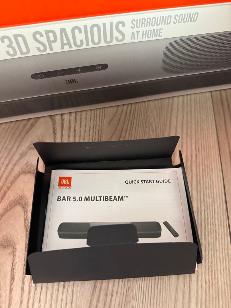 jbl bar 5.0 multibeam 箱あり