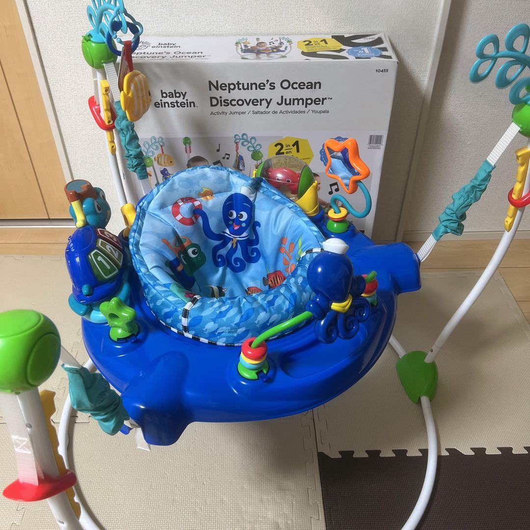 [美品] ベビーアインシュタイン ジャンパー Baby Einstein電池付き
