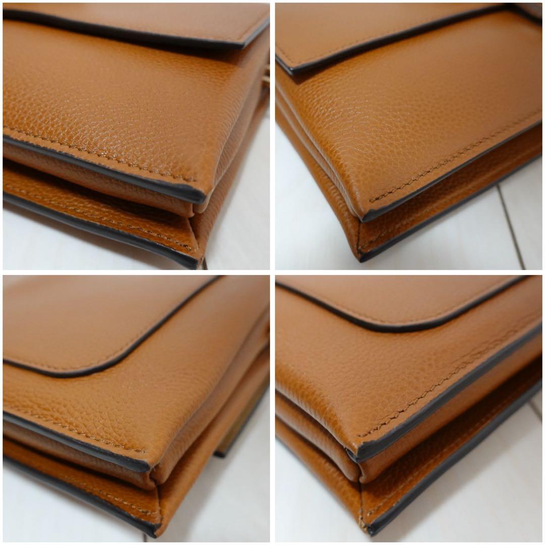 トッズ　T タイムレス　レザー　フラップ　ハンドバッグ ミニ　2way