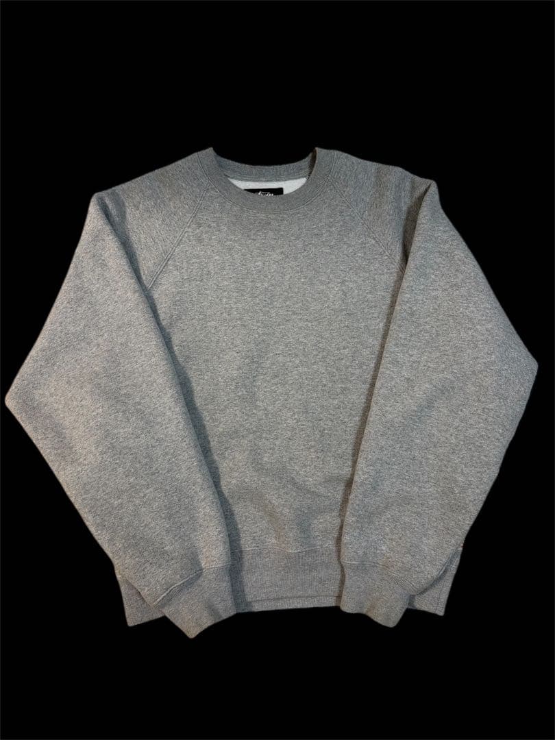 stussy relaxed crew sweat グレー