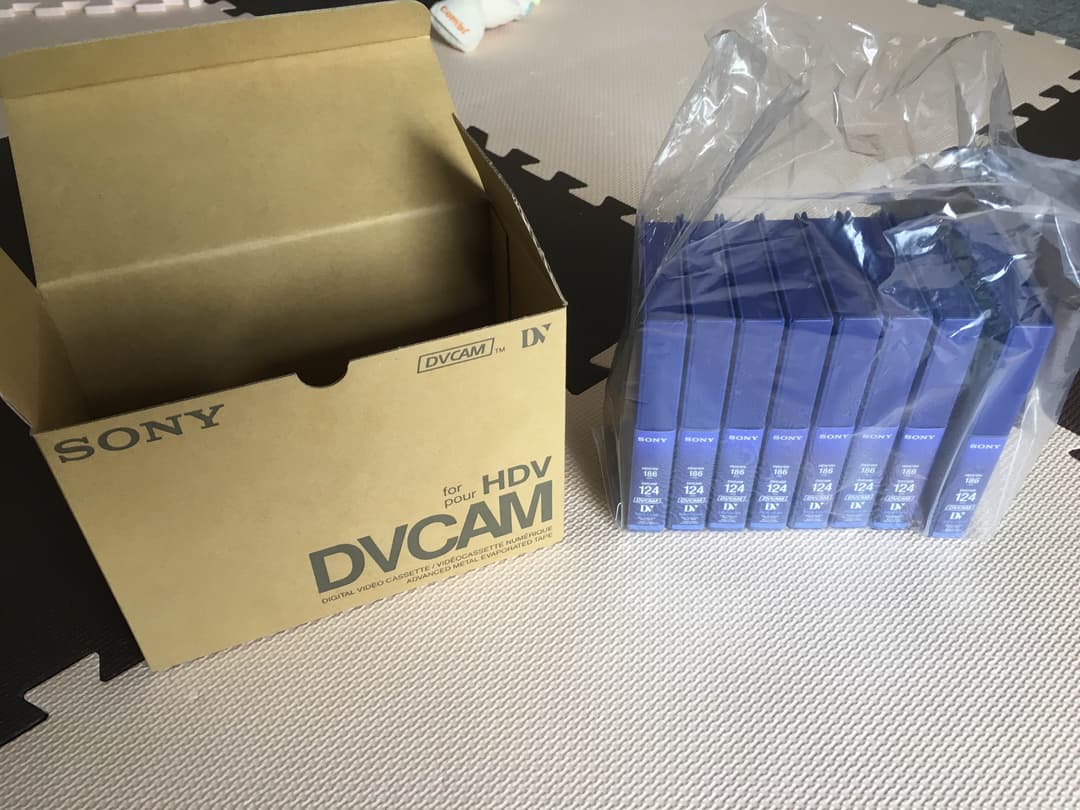 SONYソニー DVCAMテープ 124 8本