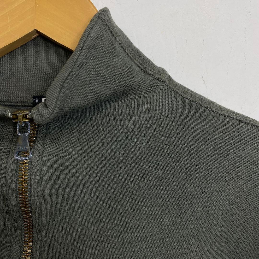 00s D&G スウェット トラックジャケット Y2K クロップド イタリア製