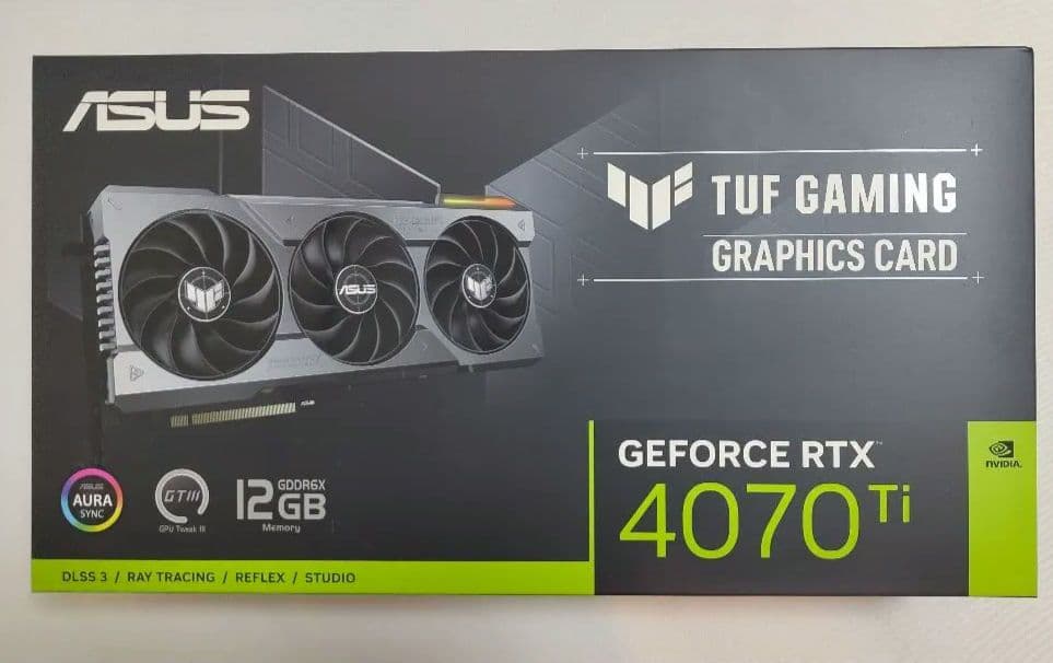新品未使用 ASUS TUF Gaming GeForce RTX4070Ti