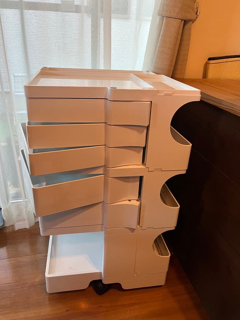 ボビーワゴン 正規品　ホワイト　3段5トレイ