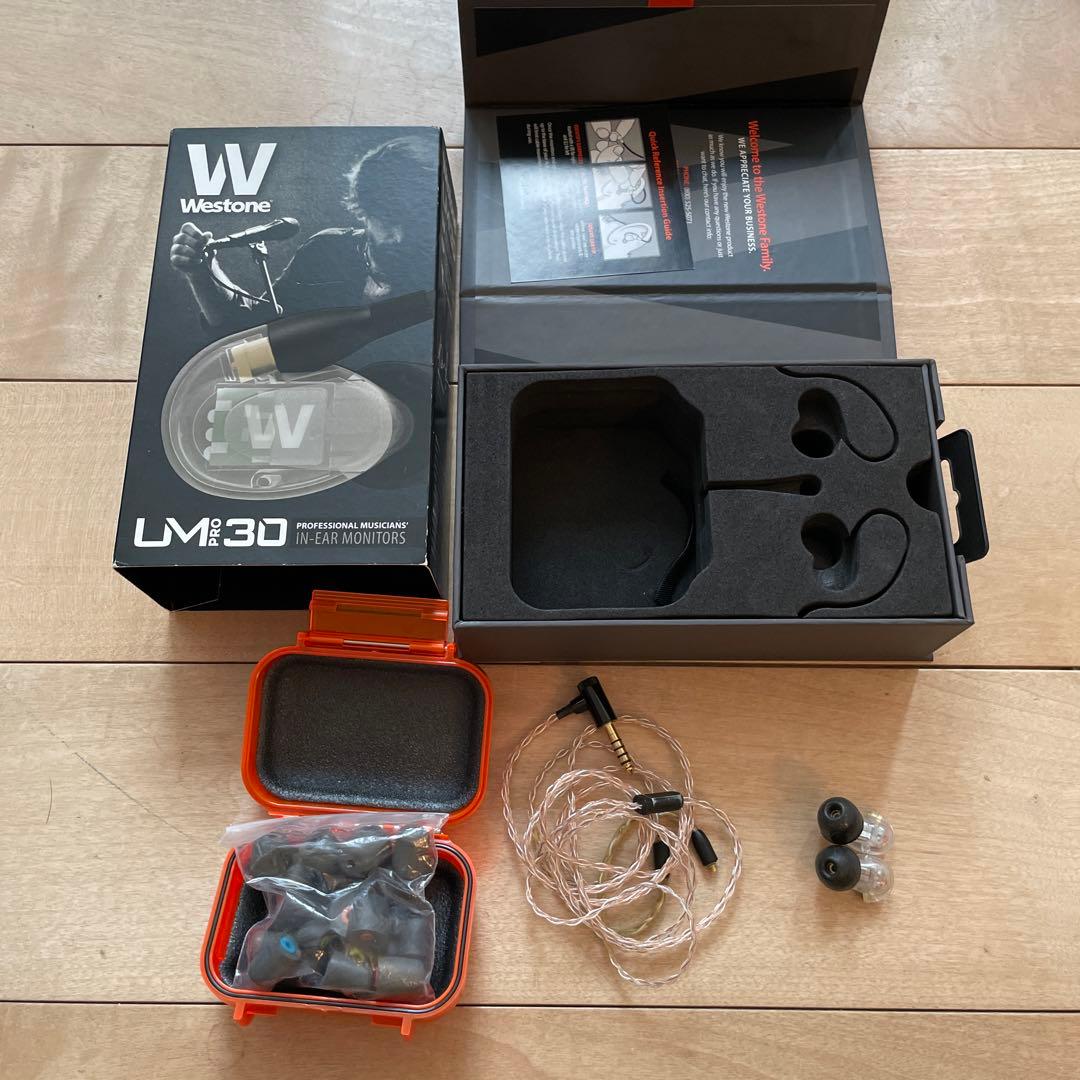 ヘッドホン WESTONE LABORATORIES UM PRO 30 CLEAR