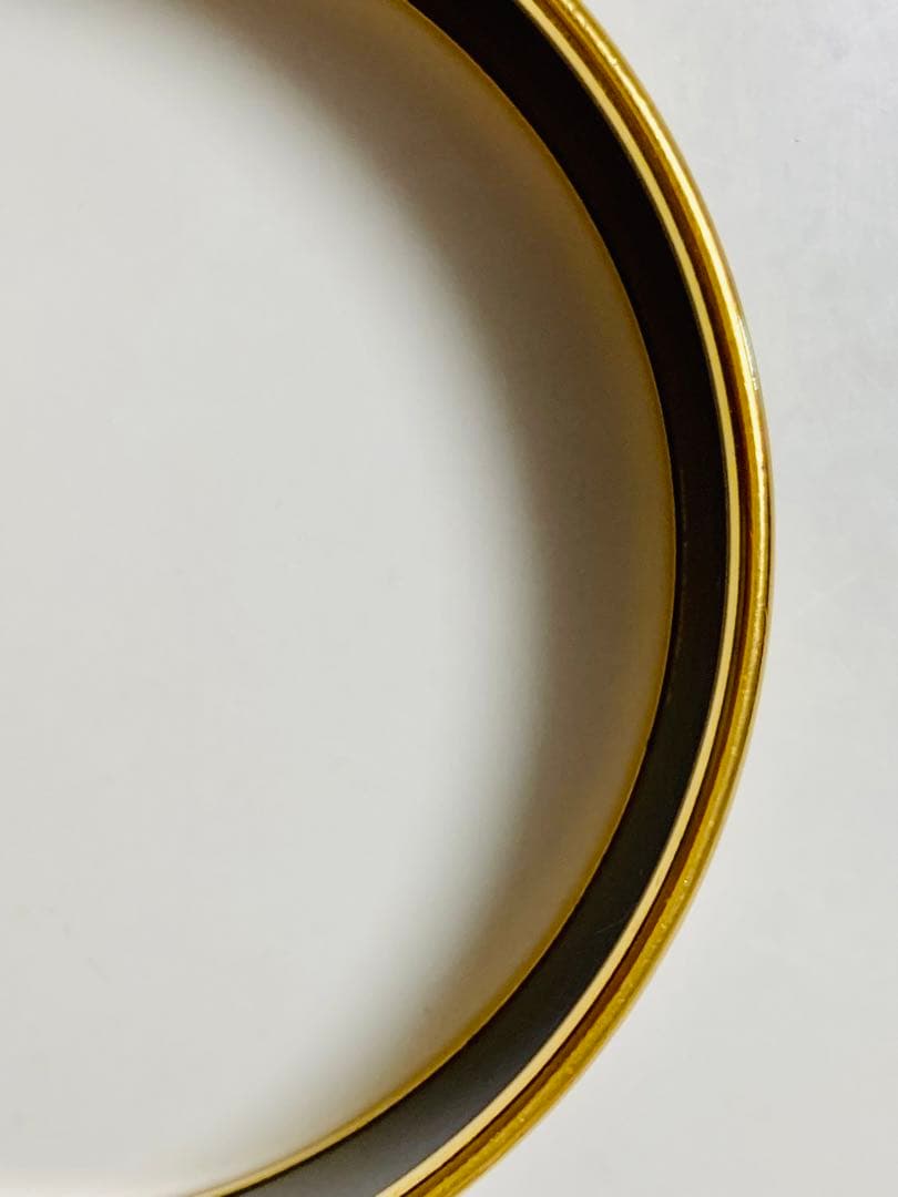 【美品】エルメス　HERMES エマイユ　バングル　七宝焼き　ゴールド