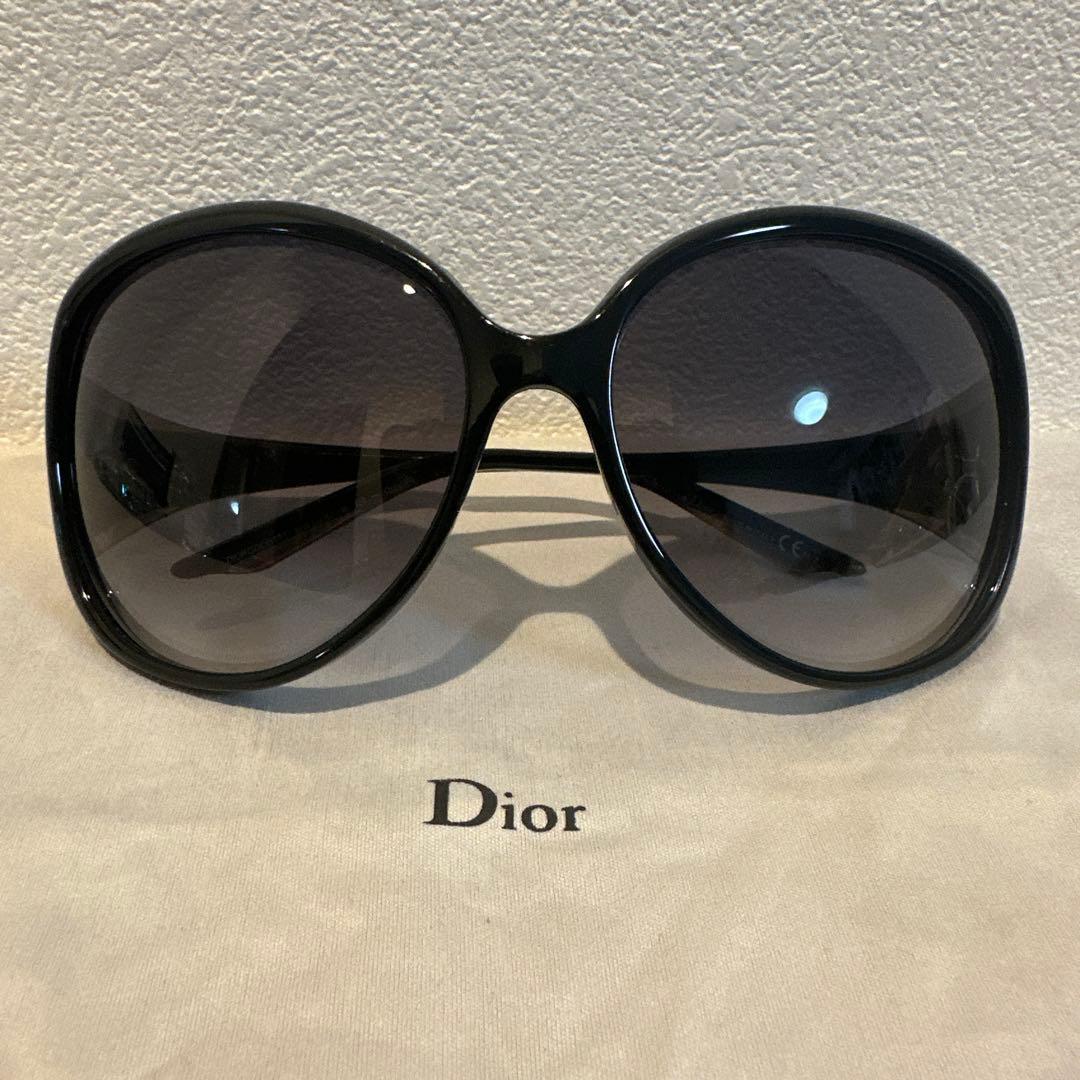 Dior サングラス ブラック　ケース付き