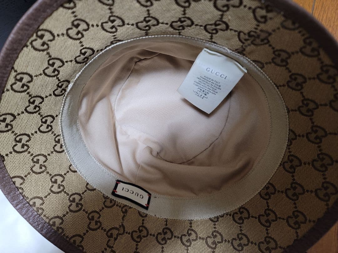 最終値下げ。GUCCI GGパターン バケットハット