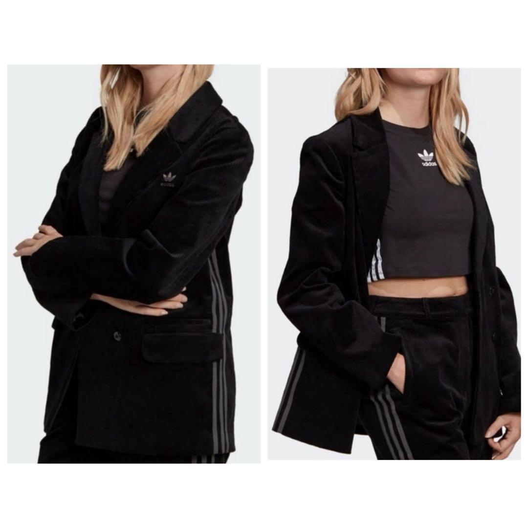 美品✨ アディダスオリジナルス テーラード ジャケット コーデュロイ 3本ライン