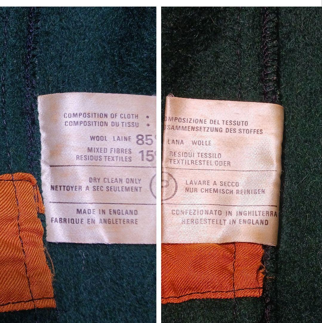 ✨極美品✨希少色✨チベット 英国製 ダッフルコート U.K36 グリーン