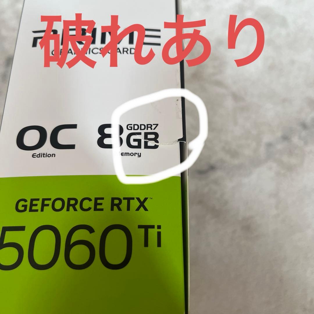 ASUS RTX 5060ti 8GB 美品