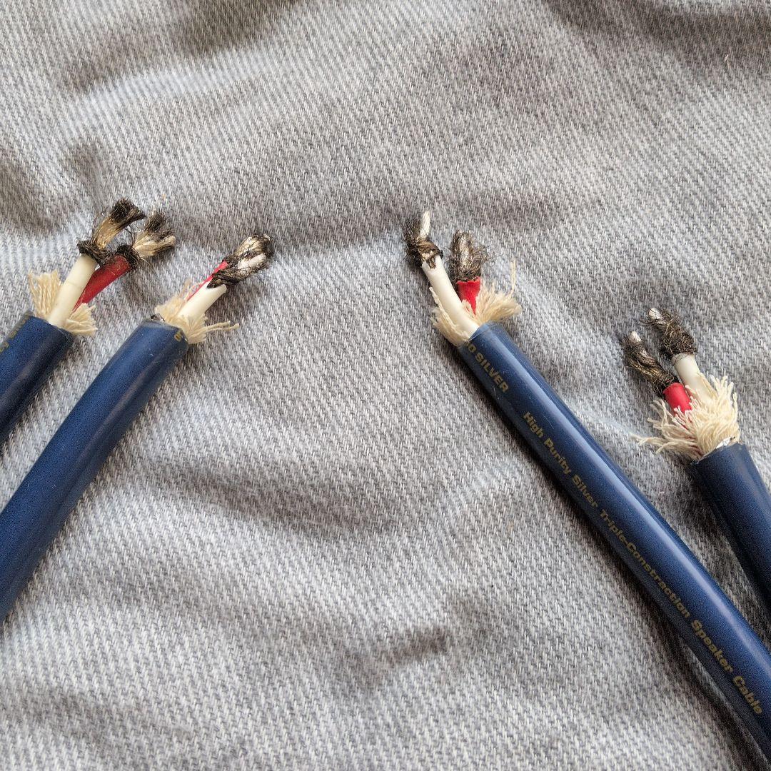 ortofon SPK-4500 SILVER スピーカーケーブル ペア 短め