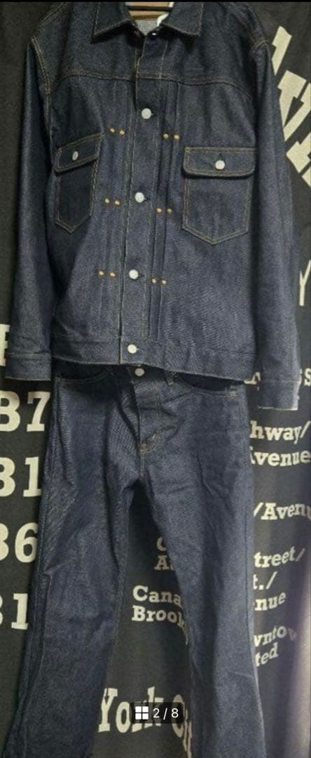 SAKULA デニムジャケット&パンツ セットアップ 2nd