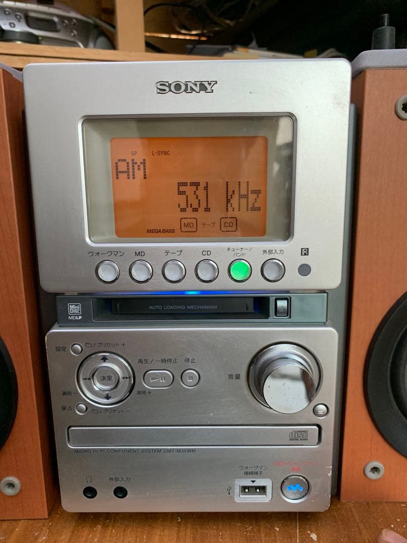 ラジオ・コンポ SONY MICRO COMPONENT SYSTEM CMT-M35WM