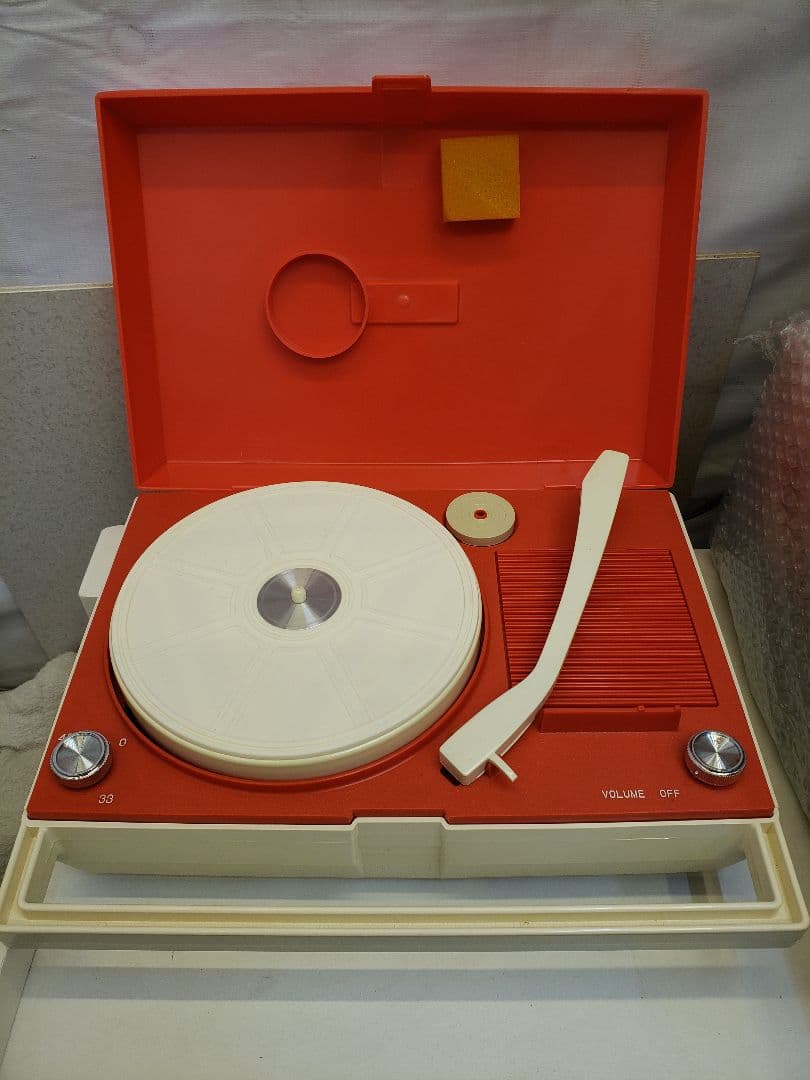 takt タクト TP-33 ポータブル レコード プレイヤー 50hz専用