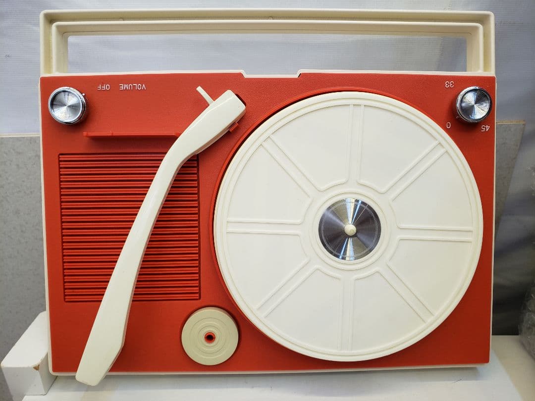 takt タクト TP-33 ポータブル レコード プレイヤー 50hz専用