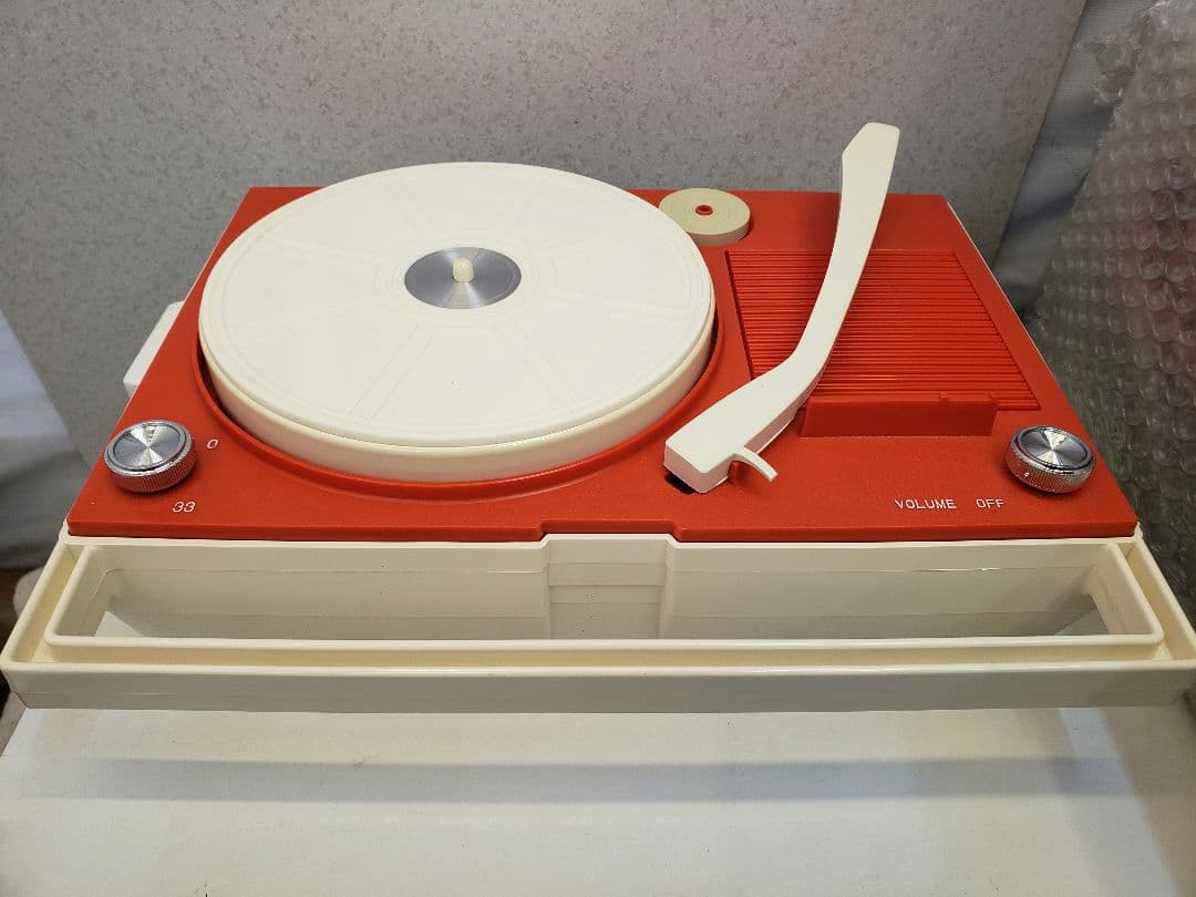 takt タクト TP-33 ポータブル レコード プレイヤー 50hz専用