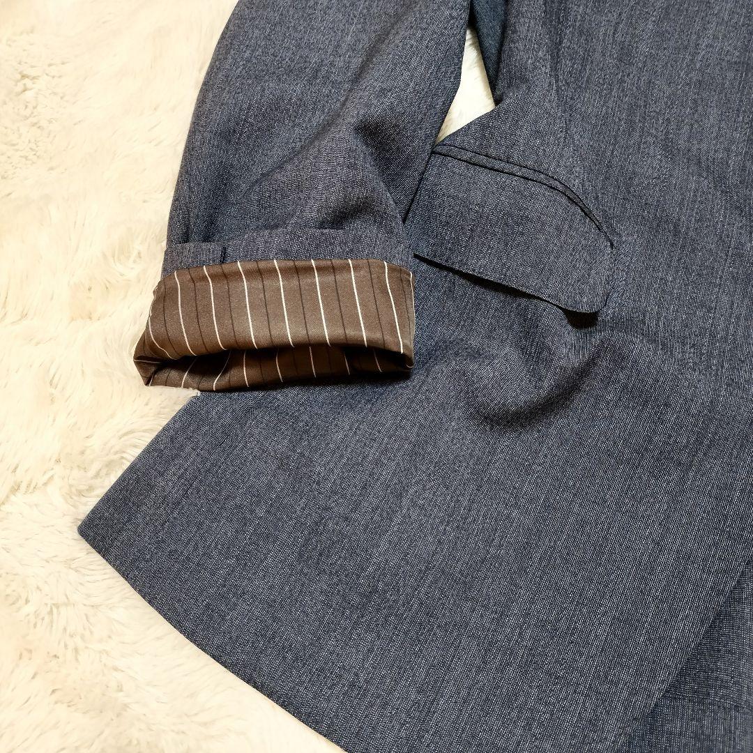 【極美品】パーフェクトスーツファクトリー 3ピース2Bシングルスーツセットアップ