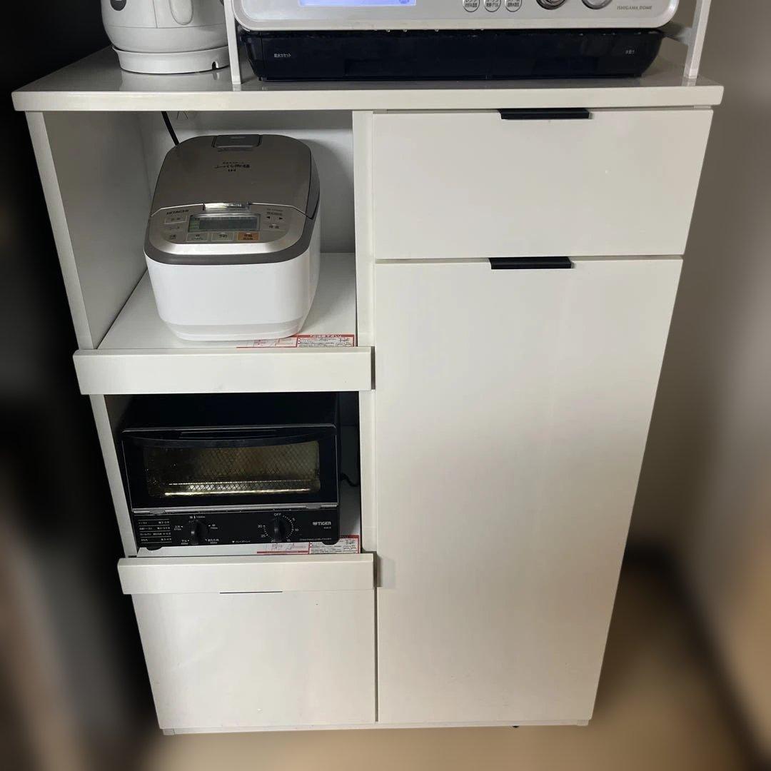 最終お値下げ　ニトリエトナ　キッチンボード 食器棚　送料込み