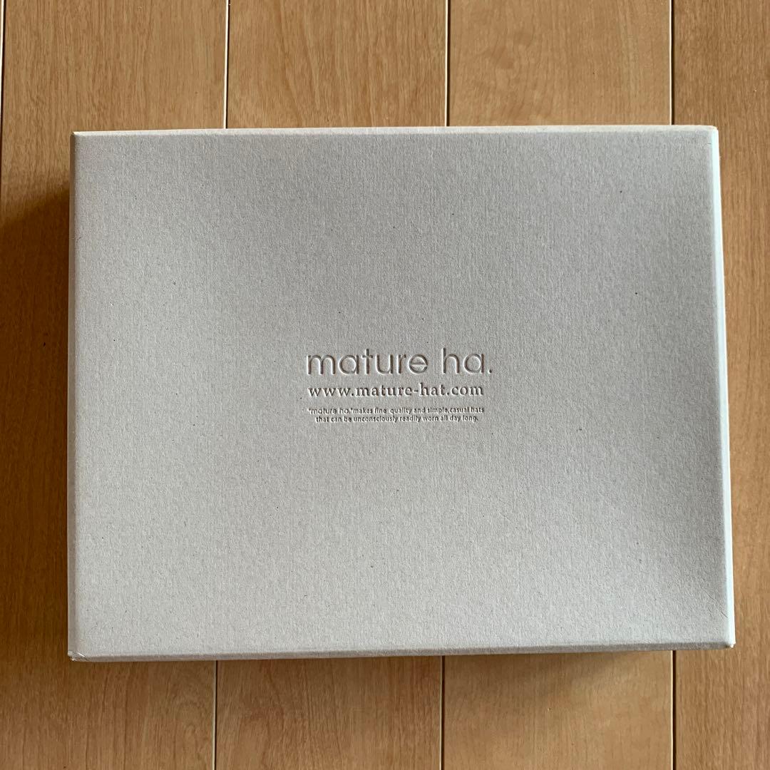 mature ha. BOXED HAT（つば幅7cm） ペーパーハット